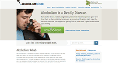 Desktop Screenshot of alcoholismrehab.org