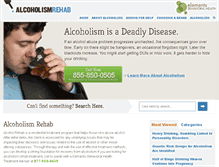 Tablet Screenshot of alcoholismrehab.org